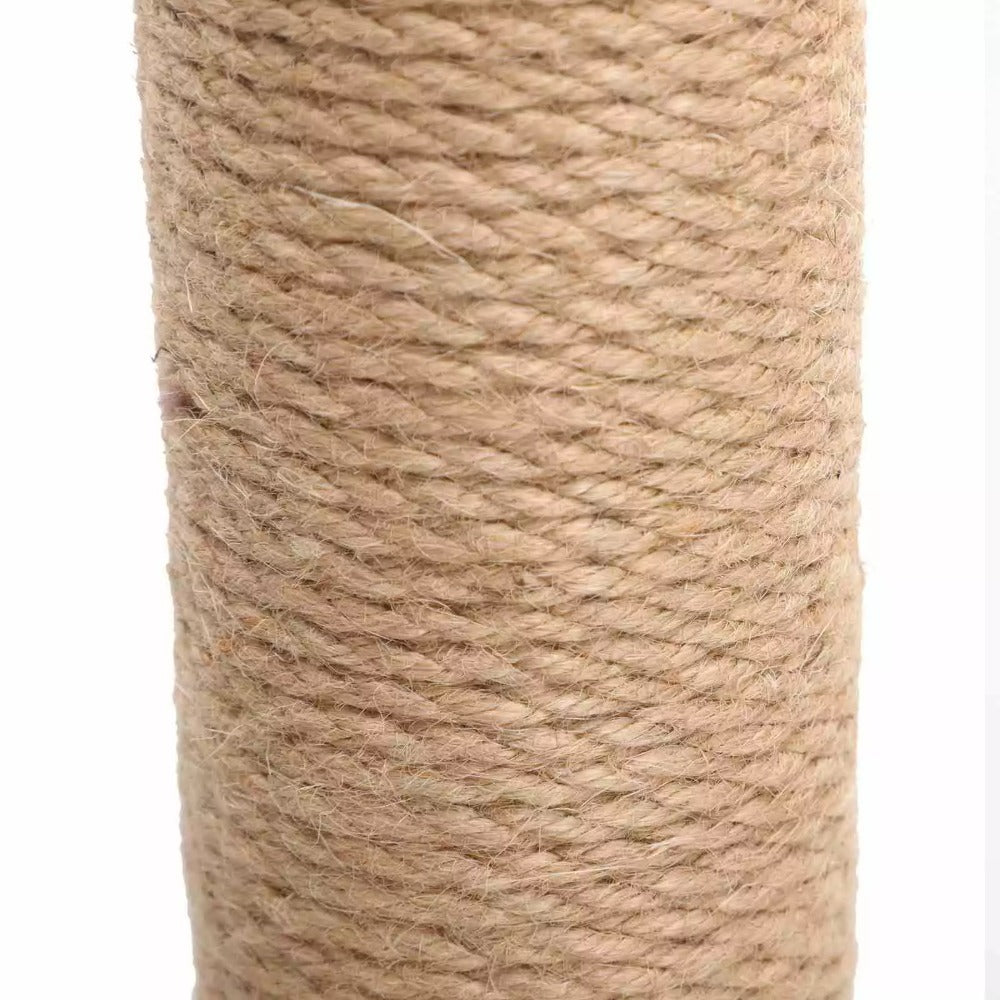 Cat Scratching Post 62cm Tall Sisal Pole Scratcher – Sturdy Cat Furniture for Indoor Cats, Protects Furniture, 3 Colours