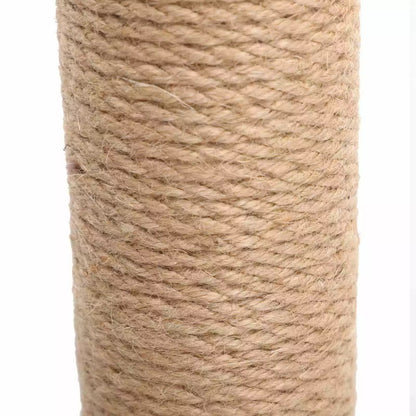 Cat Scratching Post 62cm Tall Sisal Pole Scratcher – Sturdy Cat Furniture for Indoor Cats, Protects Furniture, 3 Colours