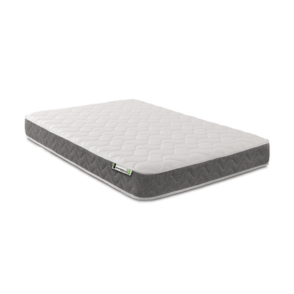Starlight beds Hybrid Wavy 18CM Deep Memory foam and Spring Grey Border Mattress