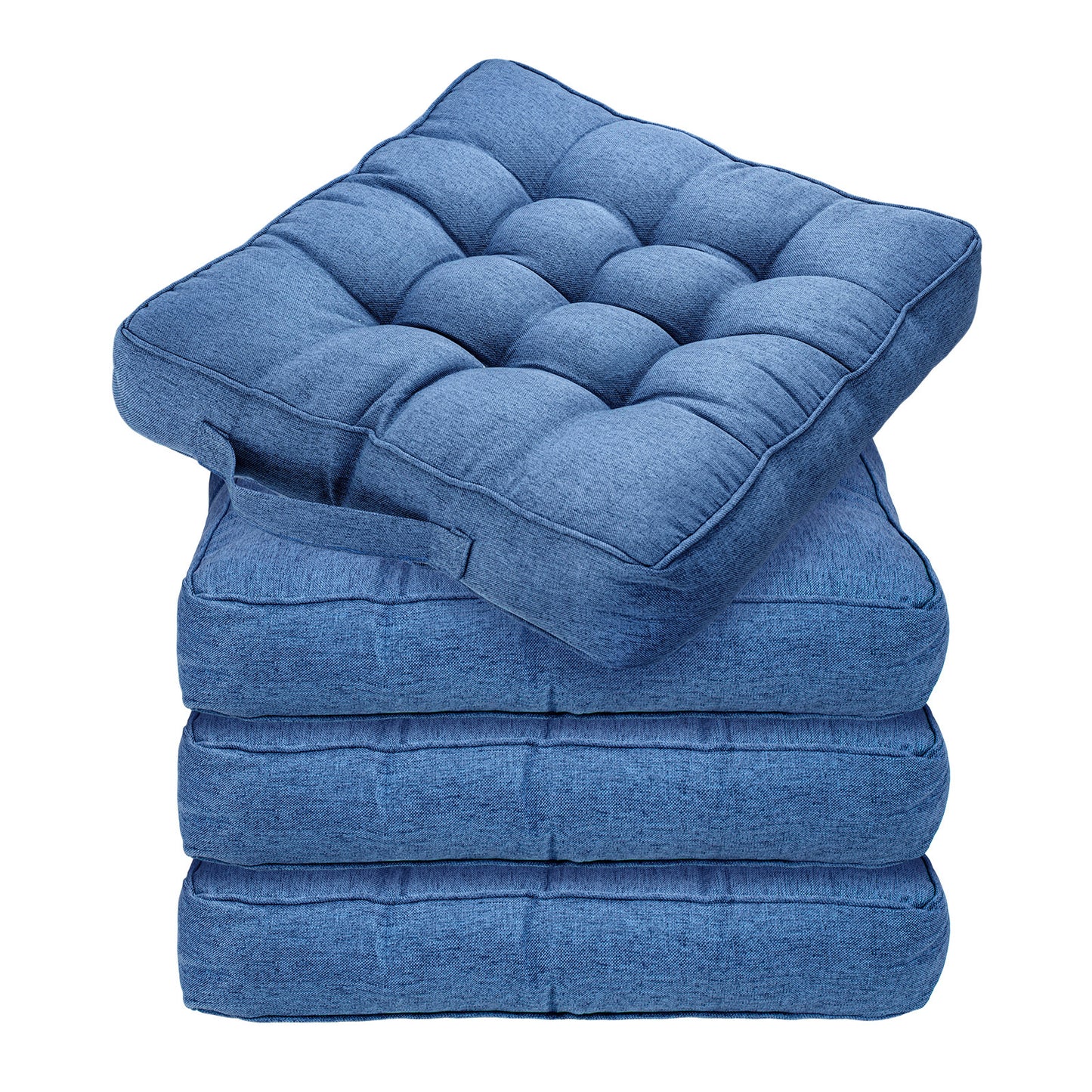 Chair Cushions Tufted Garden Kitchen Chair Cushion with Handle Strap Comfortable Chair Pads for Dining Room Kitchen