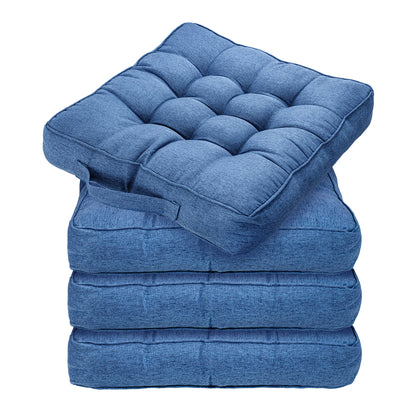 Chair Cushions Tufted Garden Kitchen Chair Cushion with Handle Strap Comfortable Chair Pads for Dining Room Kitchen