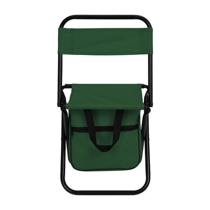 1PC Folding Chair with Storage, Foldable Fishing Seat Lightweight Chair, Portable Chair Home, Small/Large More Colors