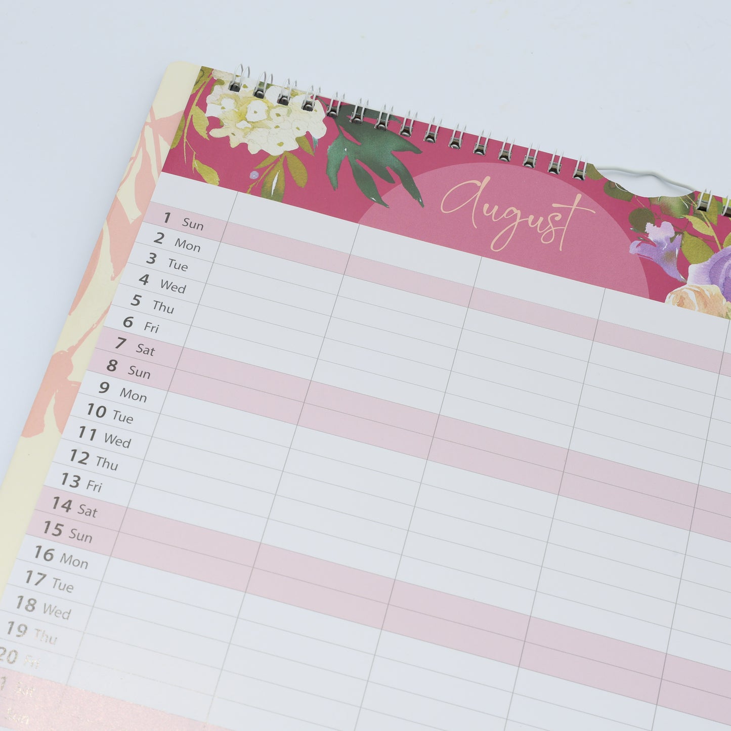 Evelay 2027 Family Planner Calendar – 5 Column Wall Organiser with Shopping List & Notepad | Large Month-to-View Schedule for Busy Homes, Kitchens & Offices