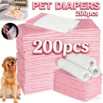 [LARGE Puppy Pads] 100/150/200pcs LARGE Puppy Training Pads | Toilet Poo Dog Pet Cat Mats
