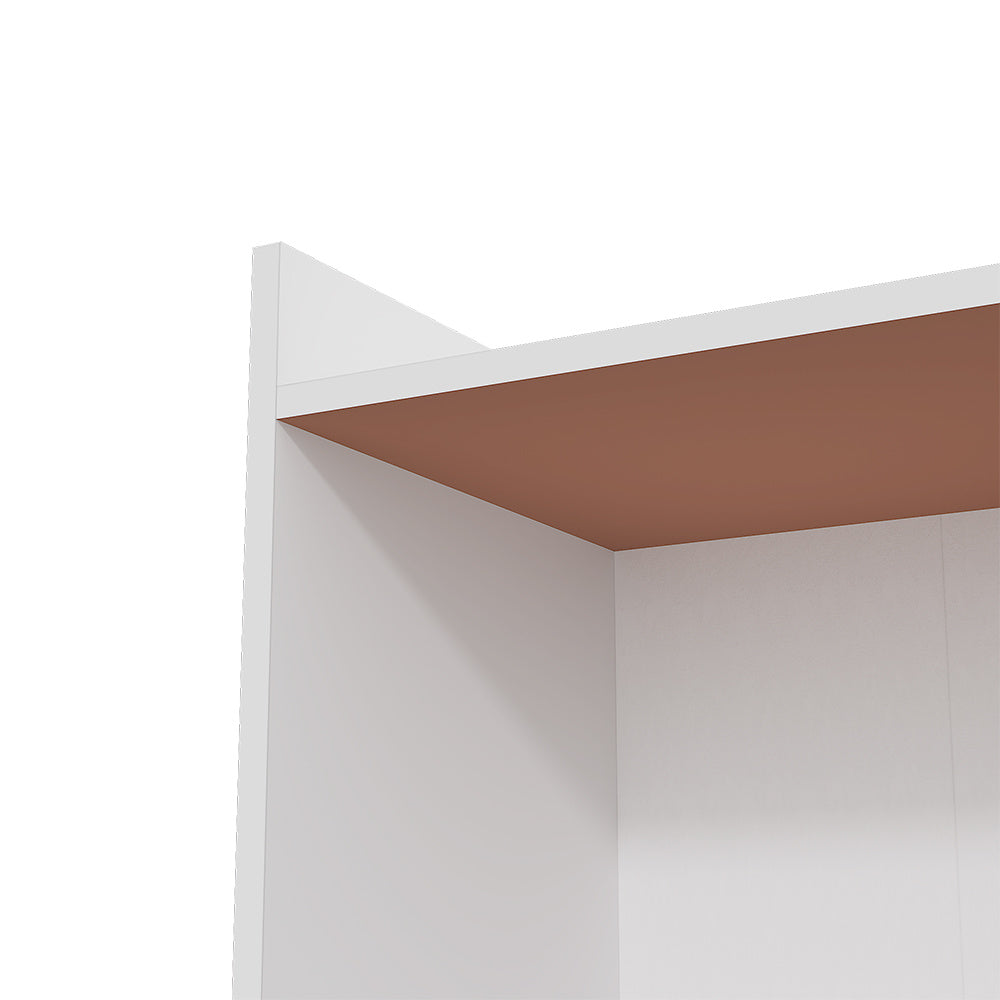 Modern White Wooden Bookcase – Tall & Skinny Bookshelf 2/3/4 Cube Shelves Shelving Storage Unit, Open Shelf Bookshelf For Office Living Room Bedroom Storage Organization