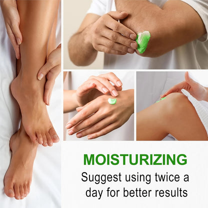 2pcs Tea Tree Oil Foot Cream, Rich in Vitamin E, Aloe Vera And Mint, Effectively Moisturizes Dry, Rough And Chapped Skin, Softens And Smooths The Skin, with a Long-Lasting Fresh Fragrance, for Foot Care
