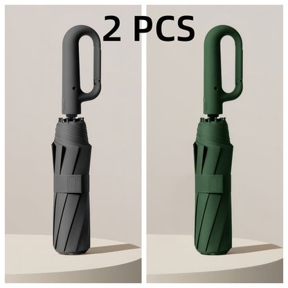 Fully Automatic Buckle Folding Umbrella, 2 Discounted Sets, And Shading, Suitable for Men And Women, Travel Umbrella, with a Diameter of 106Cm/41.2-Inch When Opened, Sturdy And Durable, Personalized High-Quality Umbrella