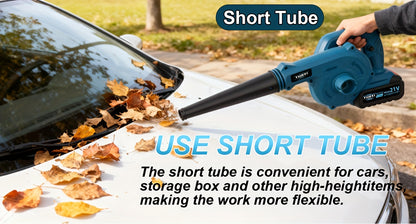 21V High-Capacity Blower, Wireless Blade Blower, Optional Lithium Battery (With Charger), Lightweight Construction, Efficiently Clears Fallen Leaves And Snow from Yards, Lawns, Garden Maintenance, Pathways, Patios, And Decks