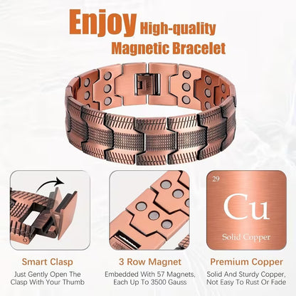 1pc Men'S stainless steel bracelet, Fashionable And Comfortable to Wear, Suitable for Boyfriends And Fathers As The Best Gift