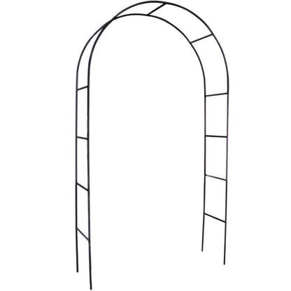 2.4m Garden Arch Outdoor Heavy Duty Metal Rose Archway Garden Decoration