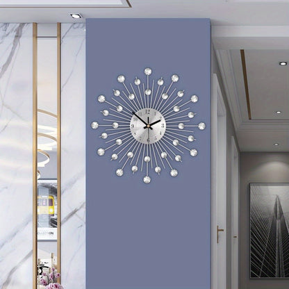 1pc Pendulum Wall Clock, Modern Big Wall Clock Extra Giant Wall Clock Battery Operated, For Kitchen Bedroom Home Dining Room Bathroom Office Decoration 33/45/50CM