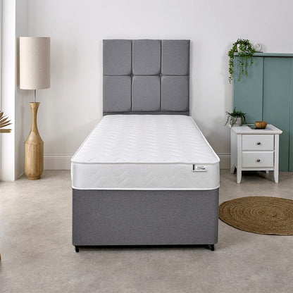 Hybrid Spring Mattress 18CM Deep Memory Foam Open Coil Kids Single Double King All Sizes UK Made BS7177
