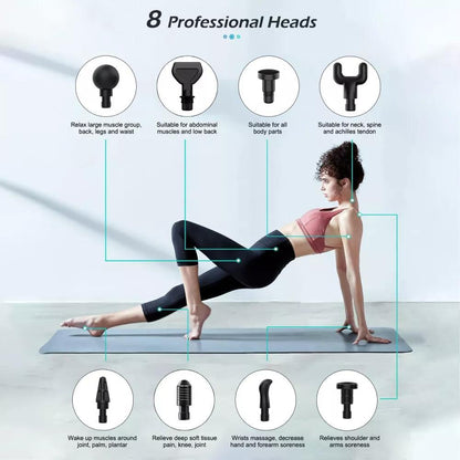 Mini Portable Muscle Relaxation Neck Massager, Fascia Gun, Mini Portable Muscle Relaxation Neck Massager with Lithium Battery, USB Charged, Neck Massager, Professional-Grade Fascial Gun for Whole Body Massage, USB Charged, Massage Device, Compact Design,