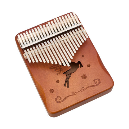 21 Keys Thumb Piano Kalimba set with Tuning Hammer & Accessories - Elegant Acoustic Musical Instrument for Beginners, Includes Storage Bag, Durable Wooden Construction, Perfect Holiday Gift, Musical Instruments