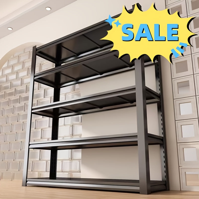 Utility Storage Shelves, Sturdy Professional Shelving System with Five Adjustable Tiers, Made from Industrial-Grade Materials, Designed for Industrial and Scientific Applications Storage and Organization