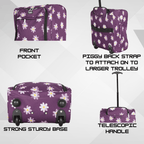 Cabin Bag with Wheels, easyJet 45x36x20cm Lightweight Trolley Wheels - product gallery image 2