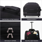 Cabin Bag with Wheels, Trolley 55x35x20cm Lightweight Airline - product gallery image 15