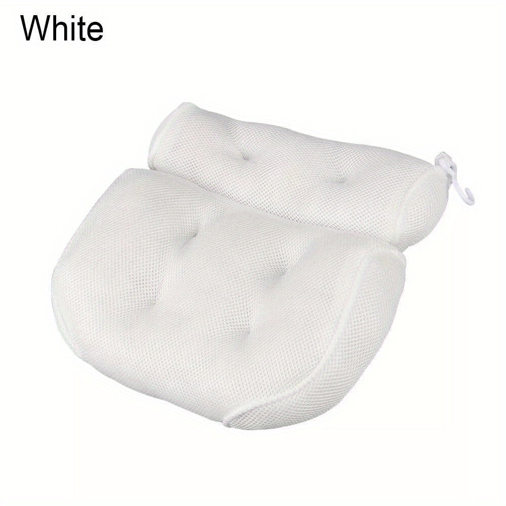 37*34*10cm Luxury Bathroom Spa Bath Pillow Non-Slip Comfortable Headrest Cushion Bathtub