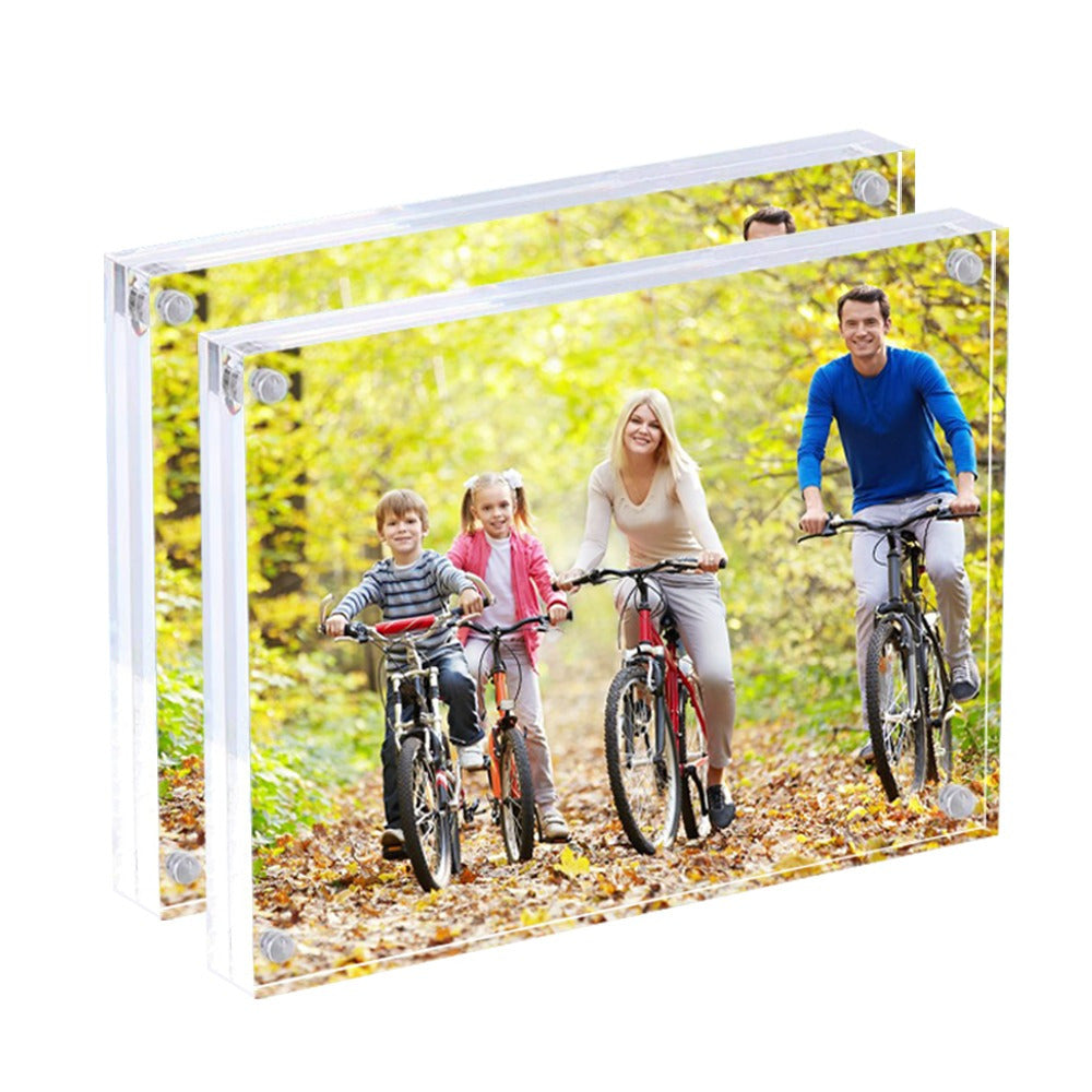 Acrylic Photo Frame Double-sided Magnetic Display Picture Frame 6 x 8 5 x 7 inch