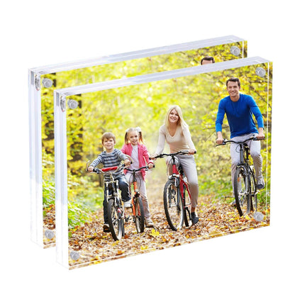 Acrylic Photo Frame Double-sided Magnetic Display Picture Frame 6 x 8 5 x 7 inch