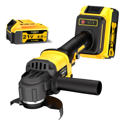 The Grinder Is Equipped with One/Two Lithium-Ion Batteries, Optional Additions Sold Separately, A Fast Charger, And A Cordless Polisher, Complete with A Full Set of Additions, Suitable For, Outdoor, And Gift Use for Men