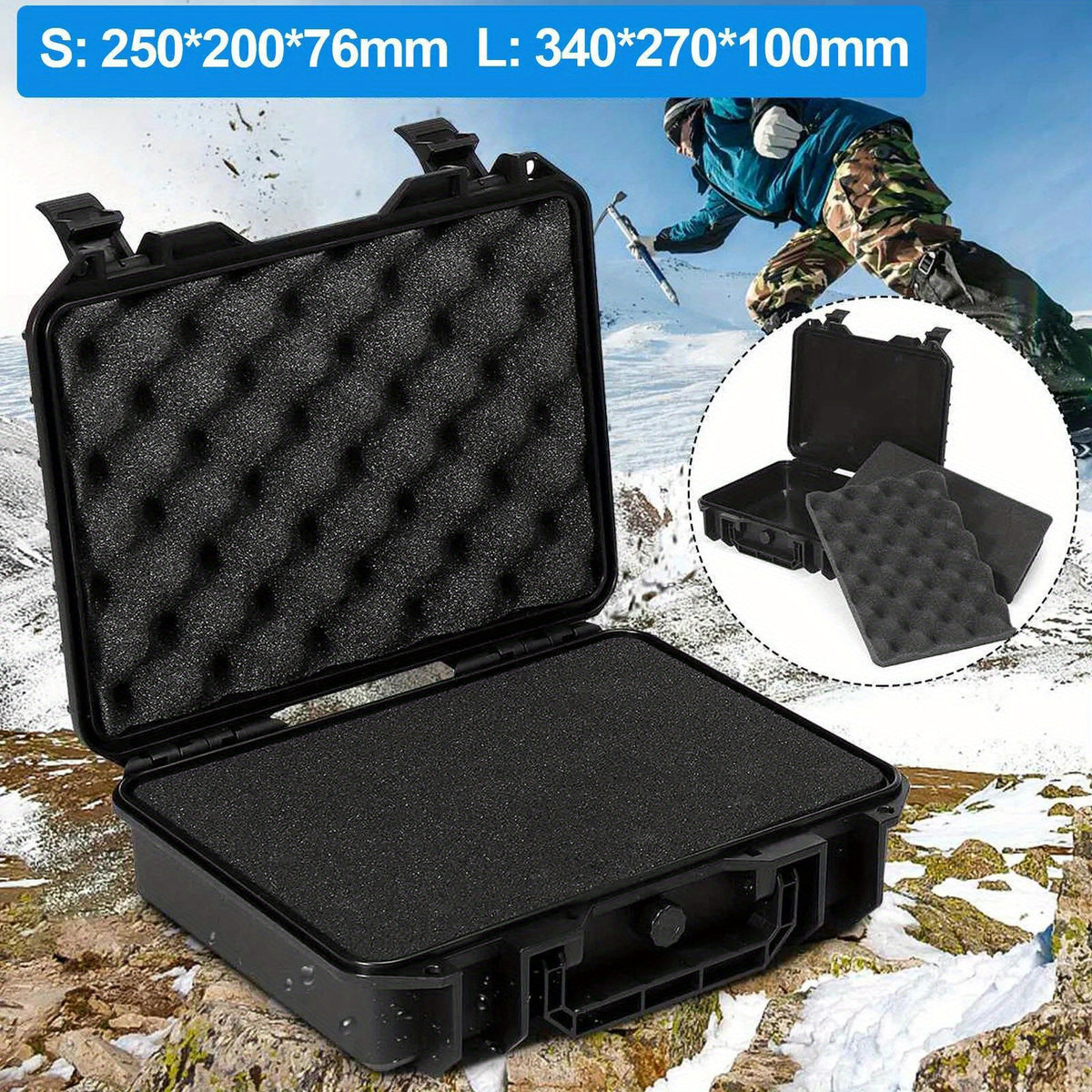 Camera Cases & Bag with Waterproof, Hard Shell Case Protective Flight Case - product gallery image 2