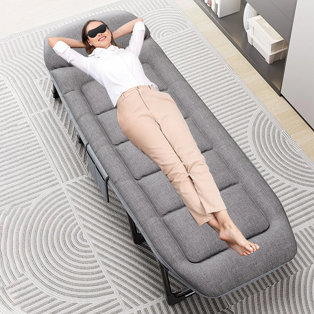 Camping Bed with Foldable, Padded Folding Multi-Position Recliner - product gallery image 11
