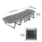 Camping Bed with Foldable, Padded Folding Multi-Position Recliner - product gallery image 19