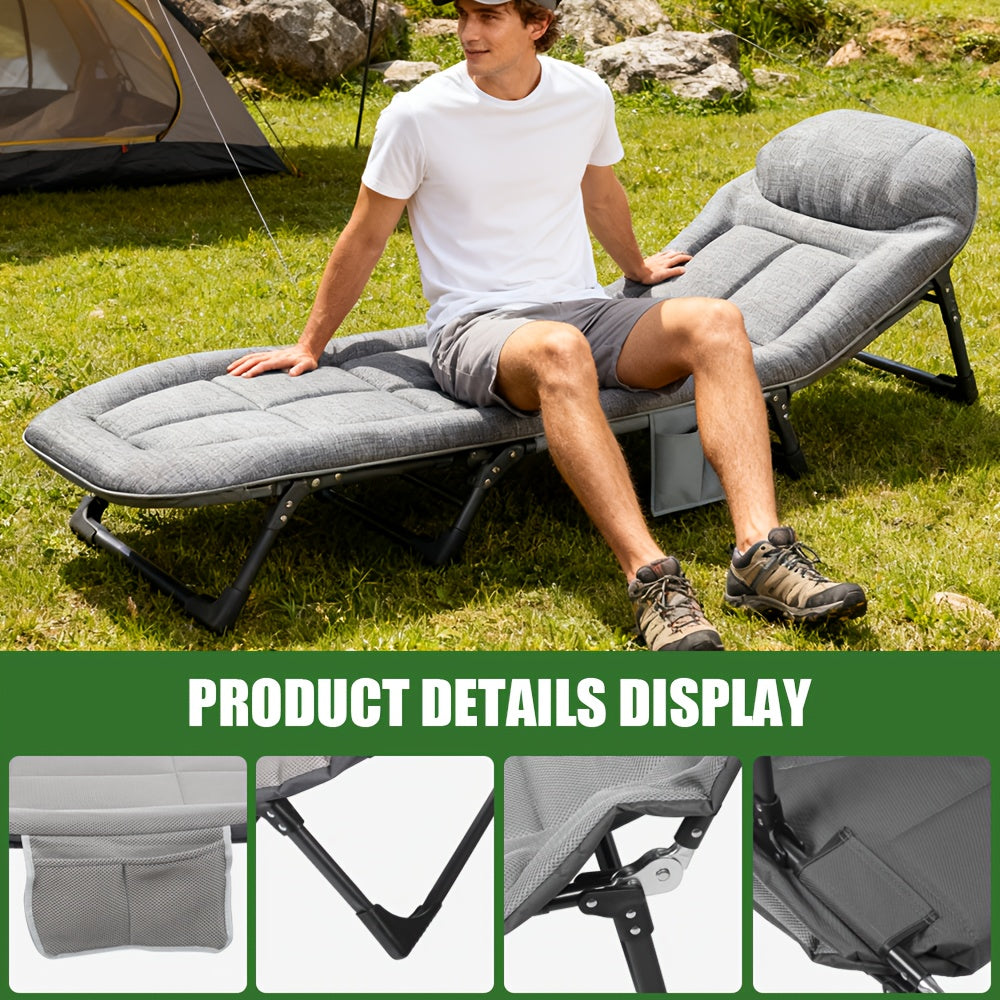Camping Beds & Cot with Foldable, Non-Slip, 150KG, Plastic - product gallery image 4