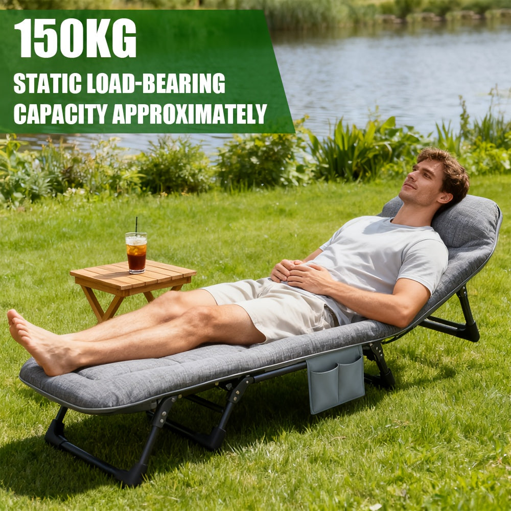 Camping Beds & Cot with Foldable, Non-Slip, 150KG, Plastic - product gallery image 5