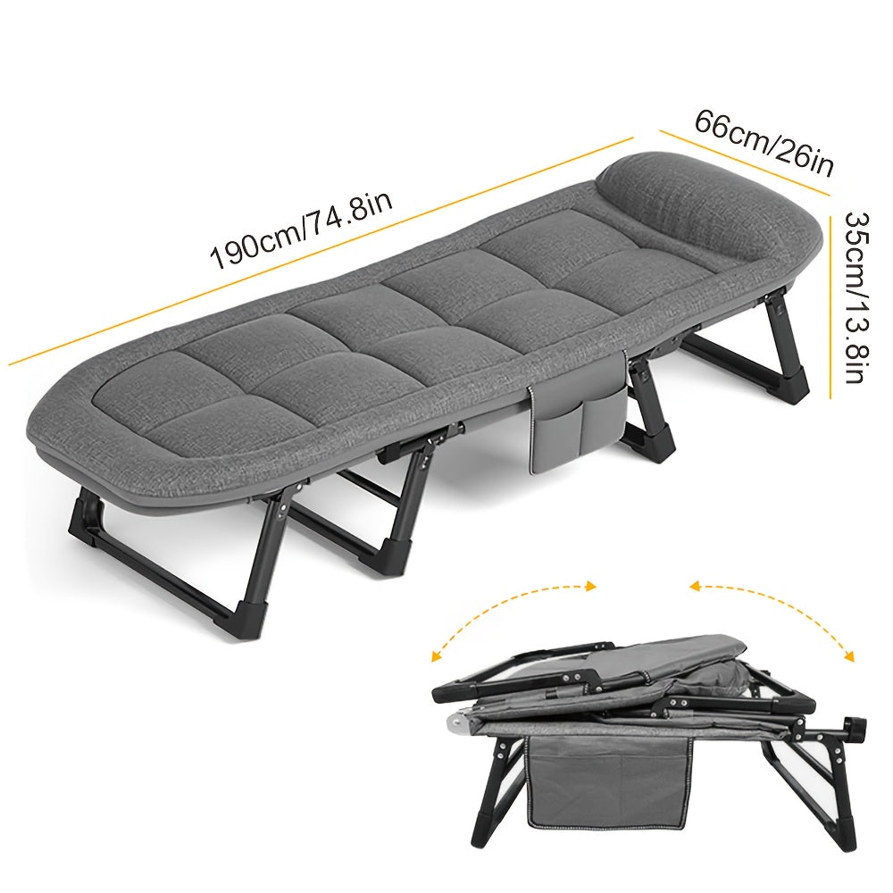 Camping Beds & Cot with Foldable, Non-Slip, 150KG, Plastic