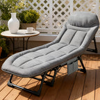 Camping Beds & Cot with Foldable, Non-Slip, 150KG, Plastic - Outdoor folding bed option