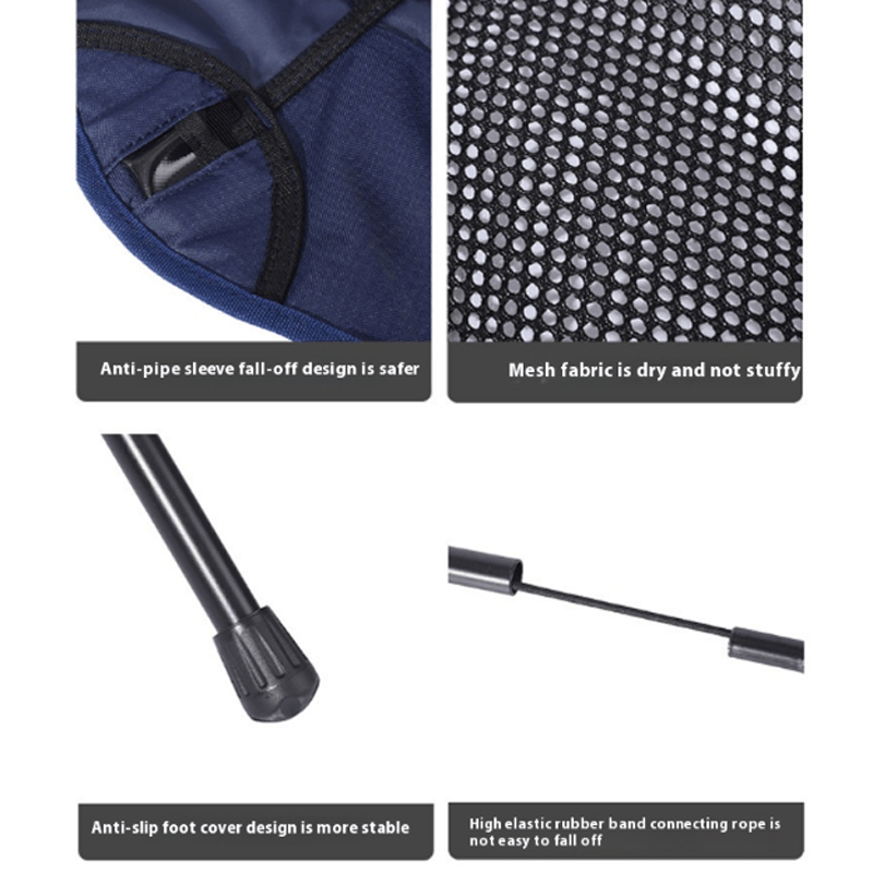 Camping Chair with Foldable, 1.5KG, 150KG, Ultralight Mesh Moon 1.5KG Folding Seat - product gallery image 3