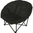 Camping Chair with Foldable, 100KG, Metal, Deluxe Padded Moon Folding Outdoor Seat