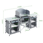 Camping Kitchen & Outdoor Storage with Foldable, 165* 52 *104 cm - product gallery image 13
