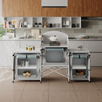 Camping Kitchen & Outdoor Storage with Foldable, 165* 52 *104 cm - product gallery image 15