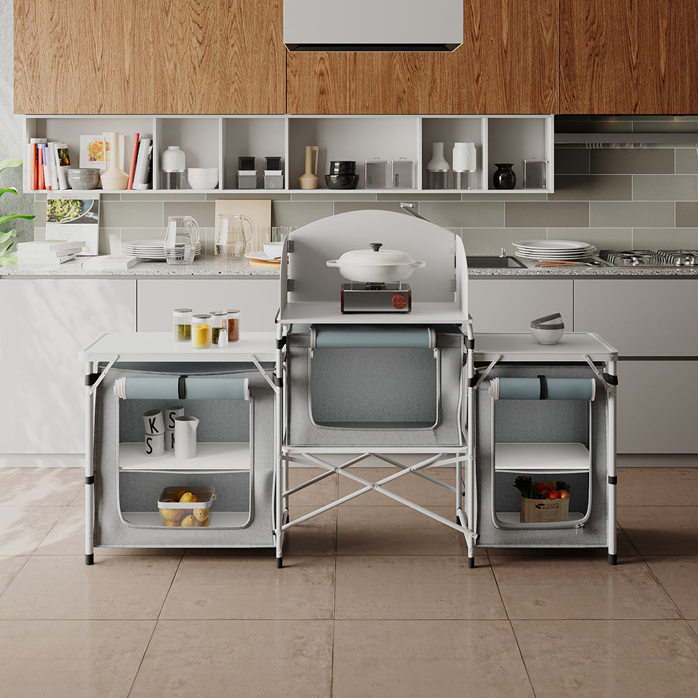 Camping Kitchen & Outdoor Storage with Foldable, 165* 52 *104 cm - product gallery image 15