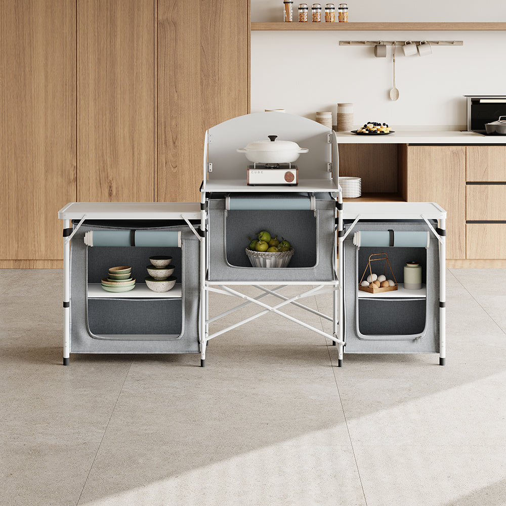 Camping Kitchen & Outdoor Storage with Foldable, 165* 52 *104 cm - product gallery image 16