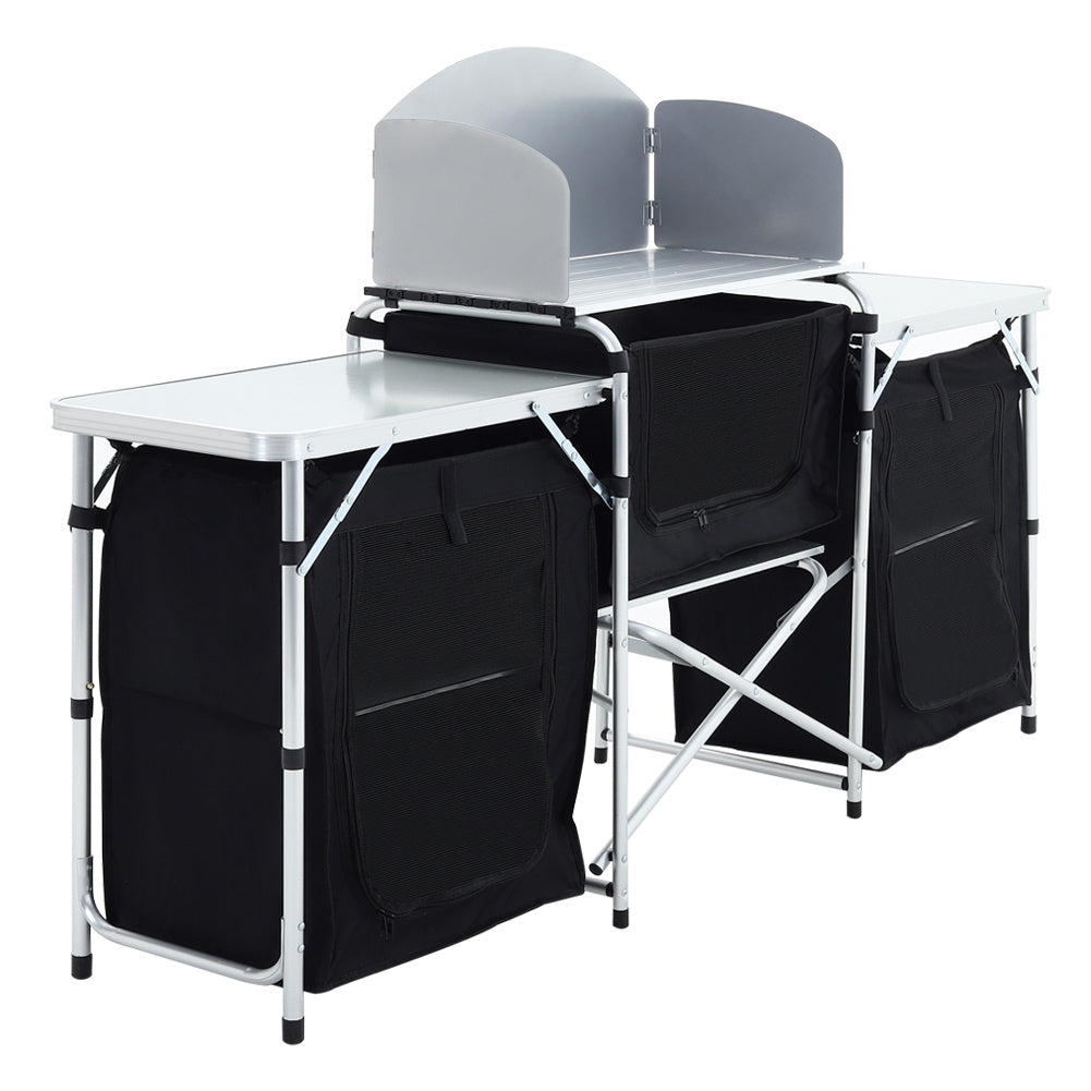 Camping Kitchen & Outdoor Storage with Foldable, 165* 52 *104 cm - product gallery image 19