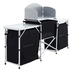 Camping Kitchen & Outdoor Storage with Foldable, 165* 52 *104 cm - product gallery image 19