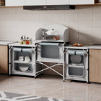 Camping Kitchen & Outdoor Storage with Foldable, 165* 52 *104 cm - product gallery image 4