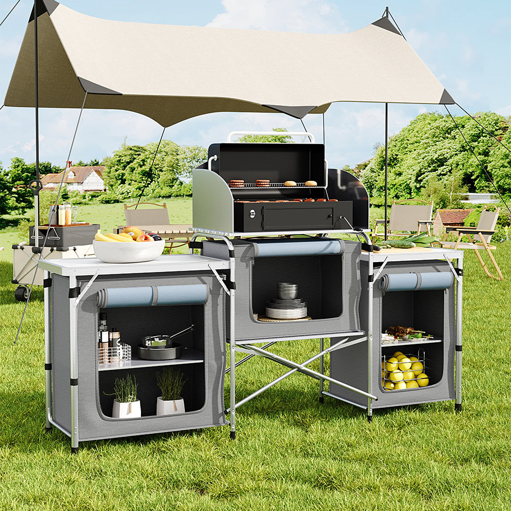 Camping Kitchen & Outdoor Storage with Foldable, 165* 52 *104 cm - product gallery image 6