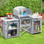 Camping Kitchen & Outdoor Storage with Foldable, 165* 52 *104 cm - product gallery image 9