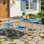 Camping Table Set with Foldable, Five-Piece Folding Four Stools - product gallery image 10