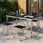 Camping Table Set with Foldable, Five-Piece Folding Four Stools - product gallery image 7