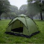 Camping Tent with 200cm, Compact Pop-Up Green Shelter - product gallery image 16