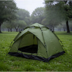 Camping Tent with 200cm, Compact Pop-Up Green Shelter - product gallery image 7