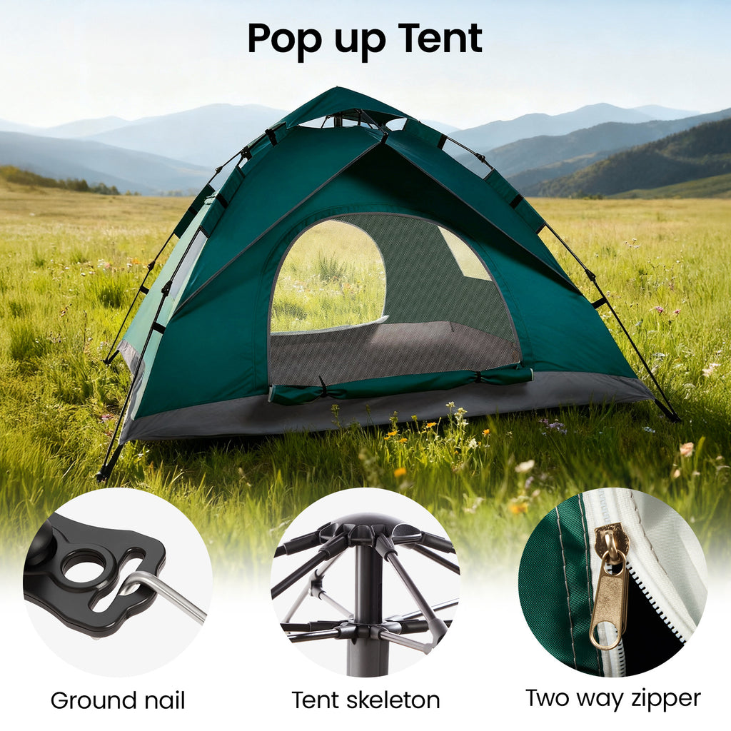 Camping Tent with Instant Pop Up 3-4 Person Large for camping - product gallery image 6