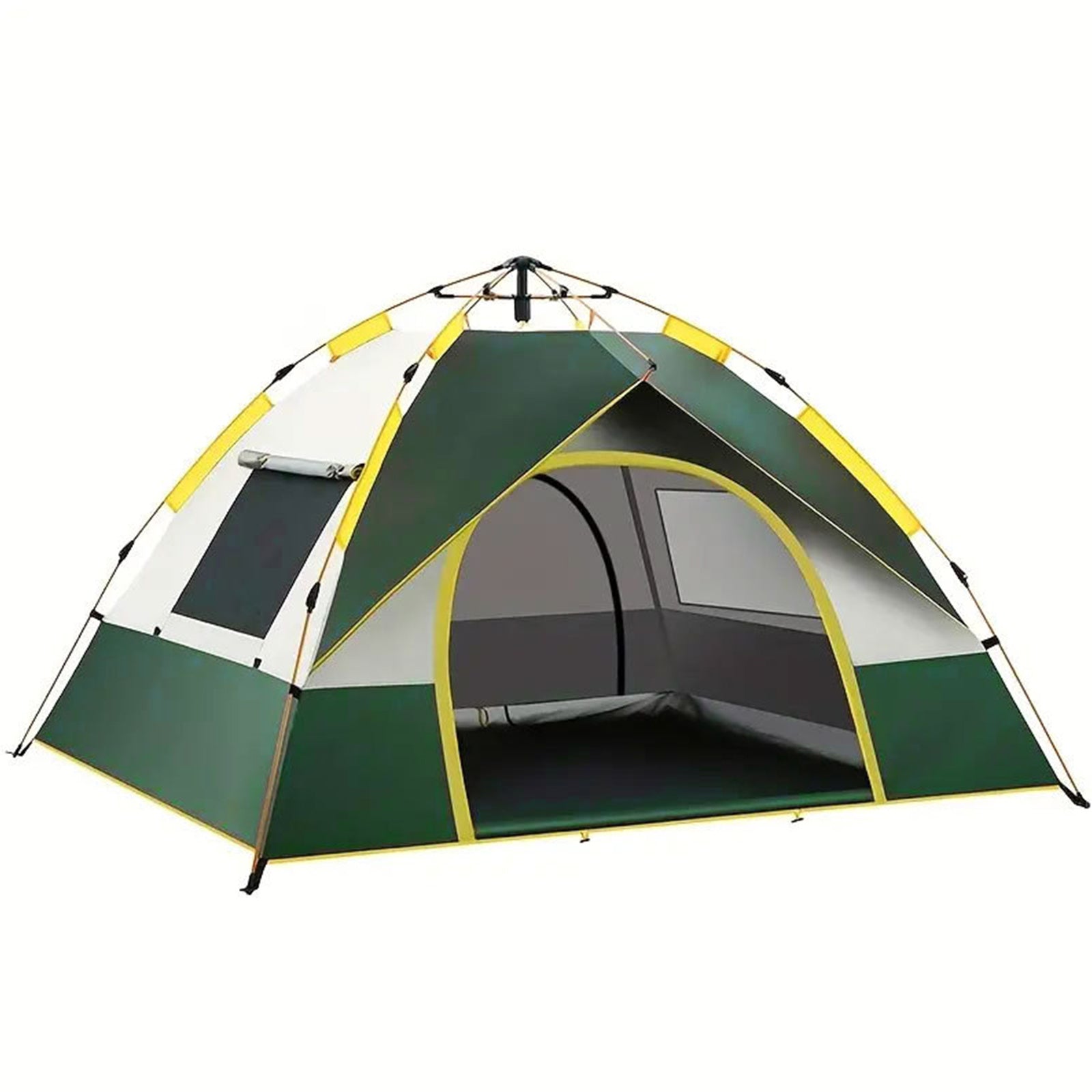 Camping Tent with Person Automatic Doors Windows Oxford Fabric - product gallery image 8