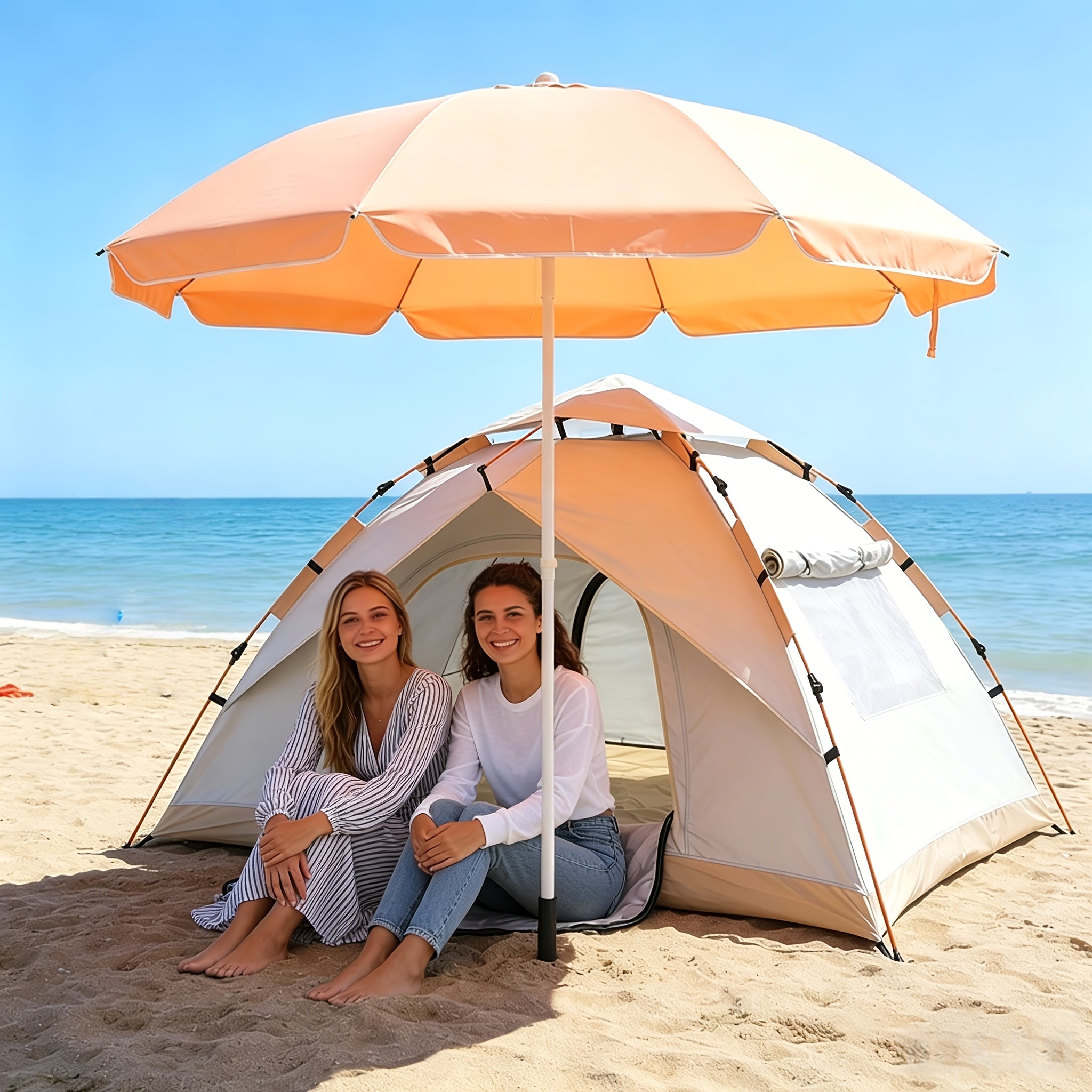Camping Tent with Waterproof, Pop-Up 3-4 Person Instant Setup Dome - product gallery image 11